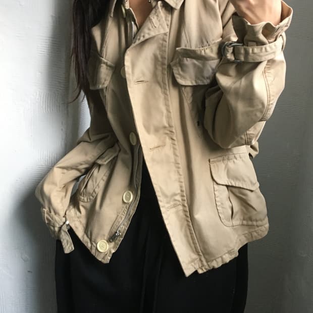 Moncler 몽클레어 베이지 사파리 자켓 