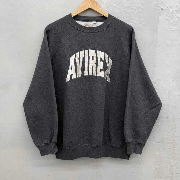 AVIREX USA 00s 엠브로이더리 스웻 셔츠