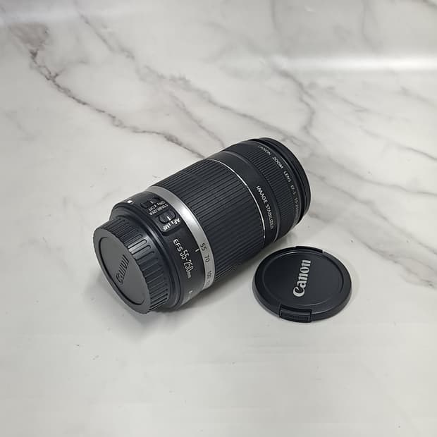 민트급) 캐논 헝그리 망원 렌즈 EF-S 55-250mm IS