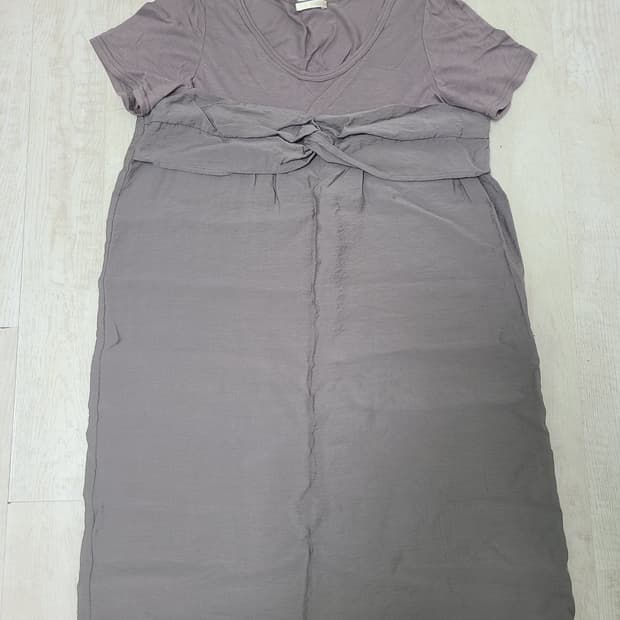 브라운 카키 원피스