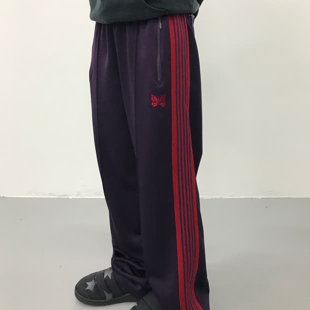 Needles Purple Track Pants Red Line