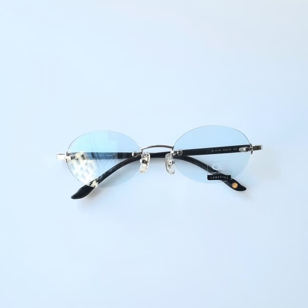 데드스탁 OGIS 무테 오벌형 실버프레임 안경테