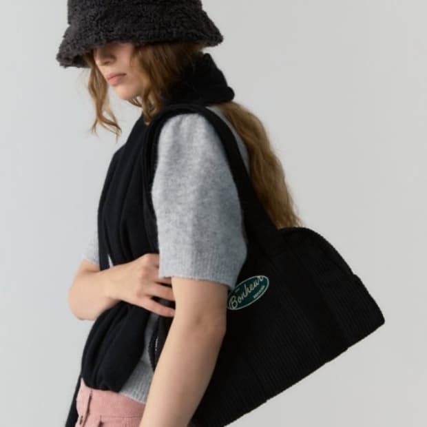 드파운드 코듀로이백 블랙