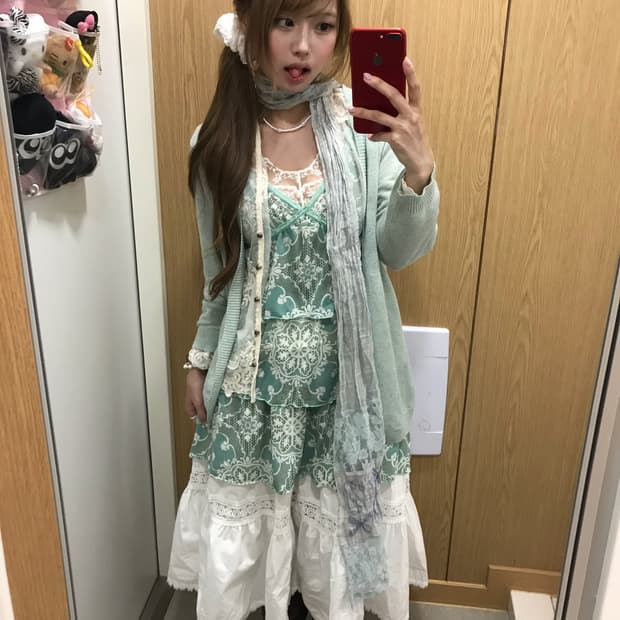 민트 페어리 레이스 하구미 여름 코디세트