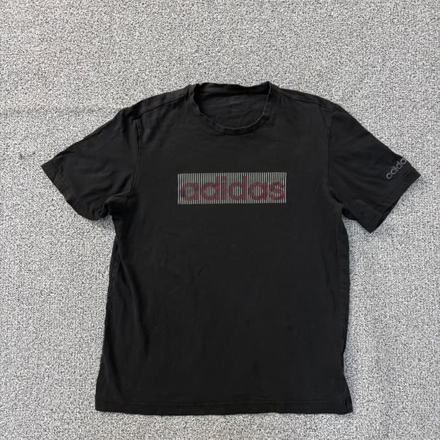 L 아디다스 빅로고 반팔티 0316J