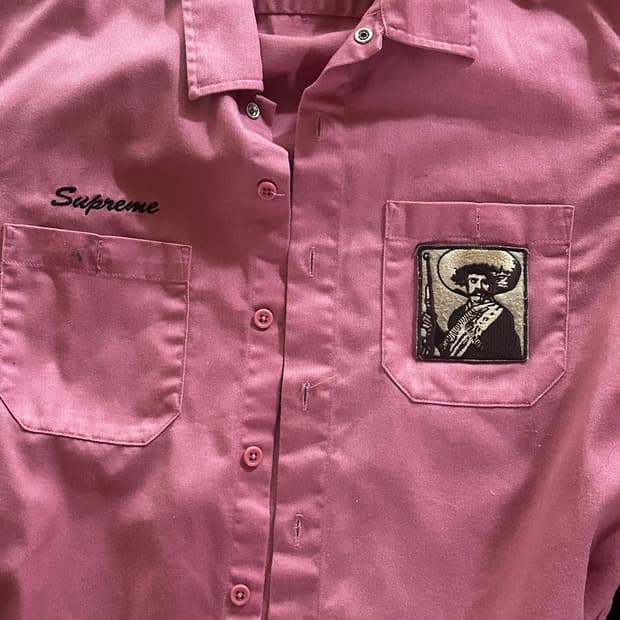 슈프림 자파타 핑크 워크셔츠 M사이즈