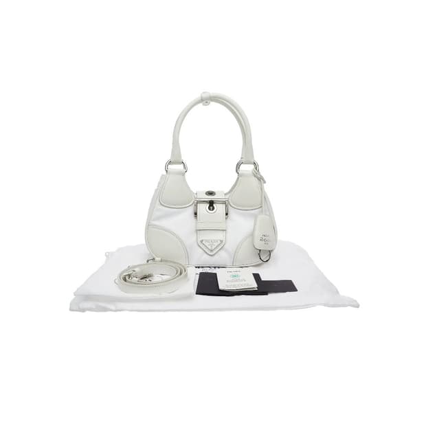 [S급] 프라다 문 리나일론 레더 호보 토트백 판매합니다!!!