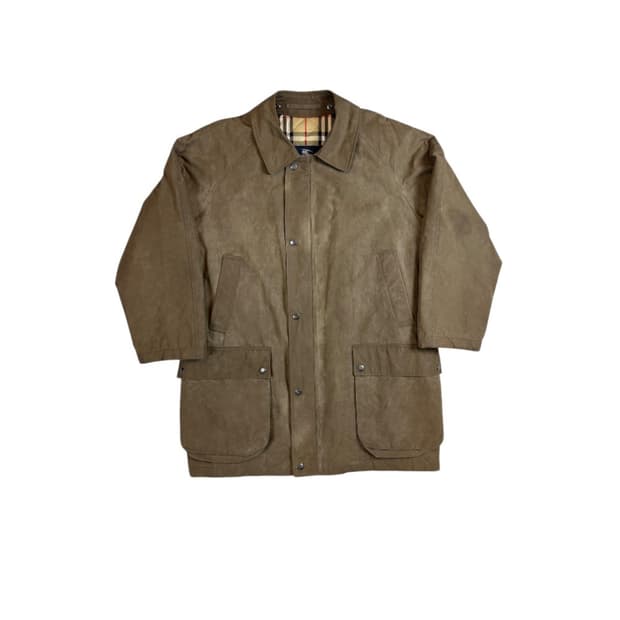M) (정품) 버버리 런던 빈티지 왁스 코튼 필드 자켓 OJ-P--