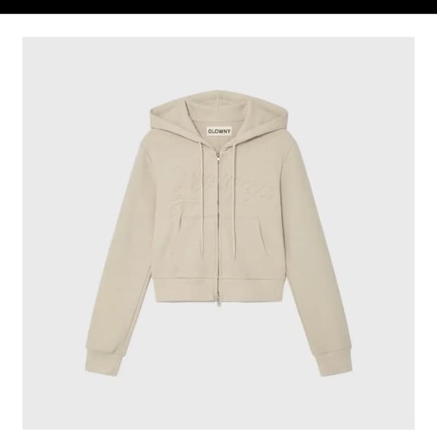 글로니 JORDAN CROP 집업후디, 팬츠 셋업 - 에크루