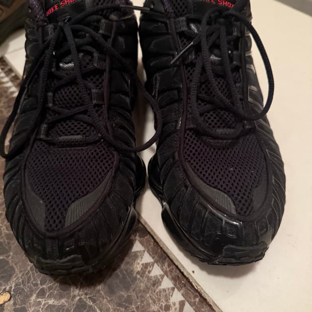 나이키 샥스TL 블랙 맥스오렌지 275