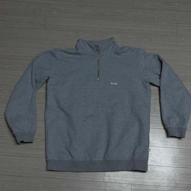 에스피오나지 YCSL 반집업 맨투맨 스웻 그레이 XL