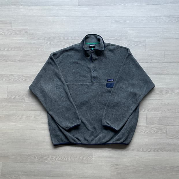 파타고니아 신칠라 니켈 네이비 그레이 플리스 patagonia