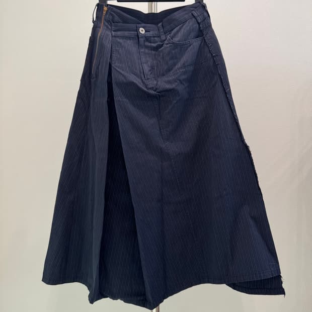 준야와타나베 16ss 스트라이프 비대칭 스커트