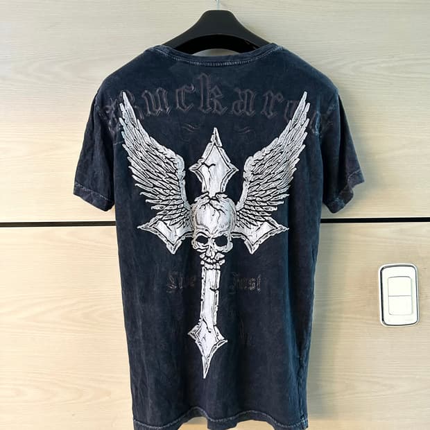 Cross Stitch Detail T Shirt