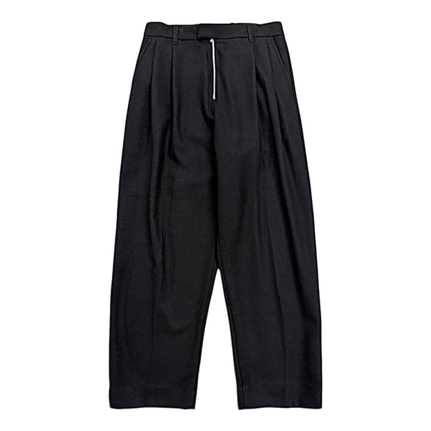 22fw 슈타인 4플리츠 울 슬랙스