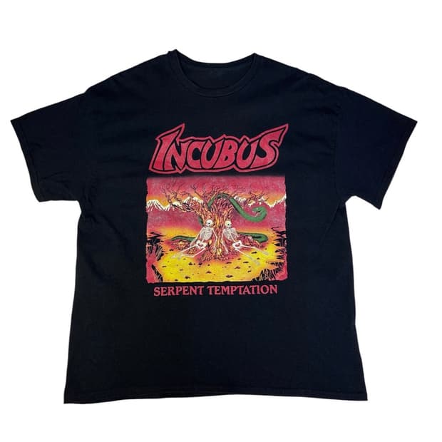 빈티지 인큐버스 INCUBUS SERPENT TEMPTATION 밴드티 