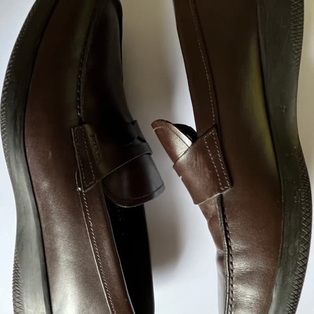 프라다 스포츠 빈티지 로퍼 uk6 250-255 아메리카컵 레드윙