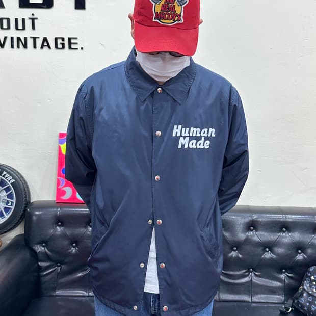 휴먼메이드 북극곰 코치자켓 네이비 XL