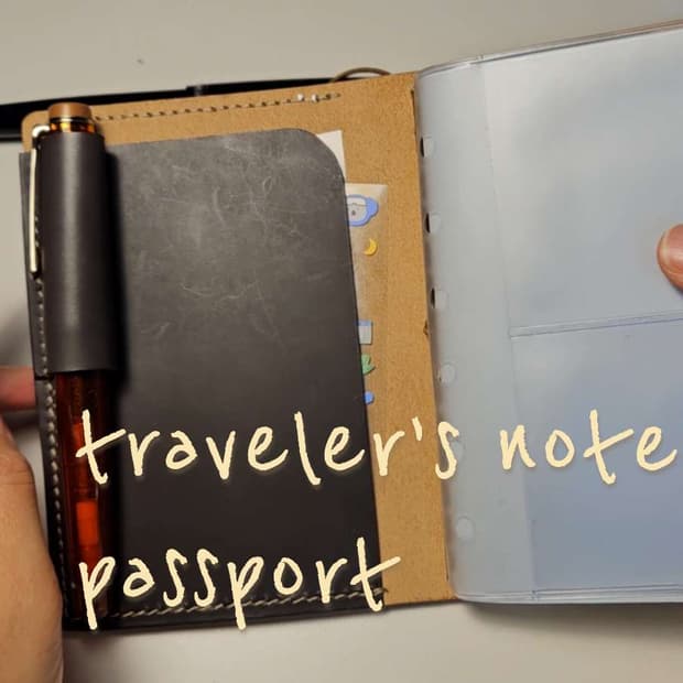트래블러스노트 st 패스포트 사이즈 #여권케이스