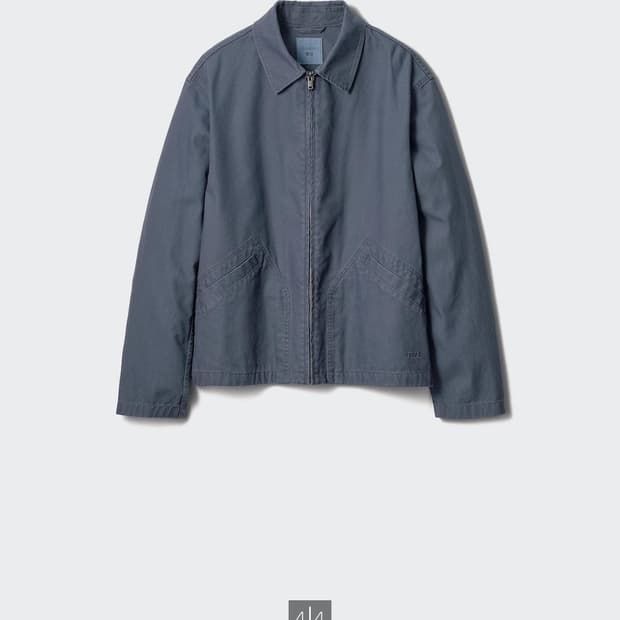 유니클로 집업 블루종 블루 S