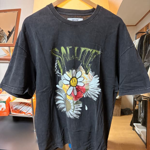 SALUTE 플라워 반팔