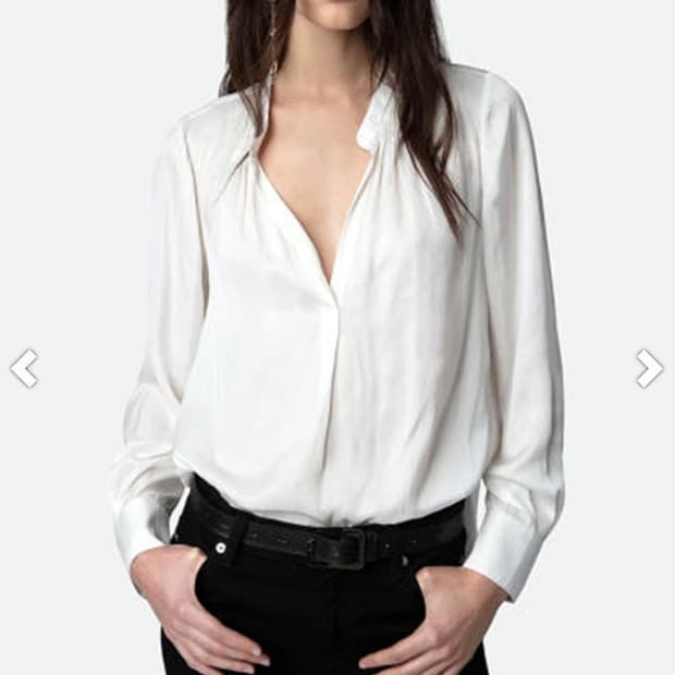 Zadig&voltaire 자딕앤볼테르 tink 블라우스 S