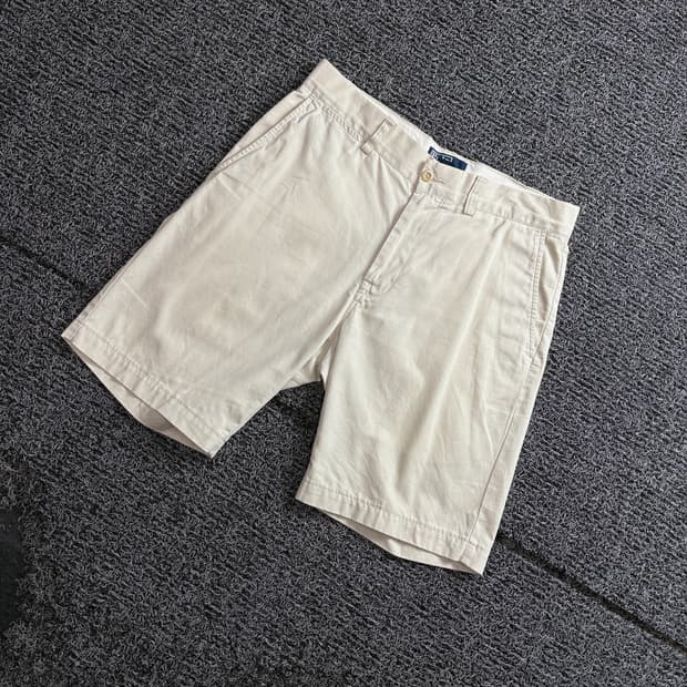 폴로 랄프로렌 아카이브 치노 버뮤다 팬츠 베이지 4866