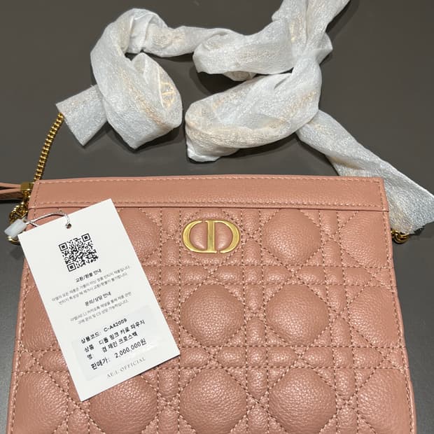 디올 카로 체인 클러치 크로스백