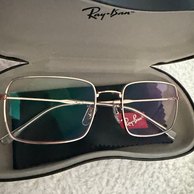 레이벤 로즈골드 안경