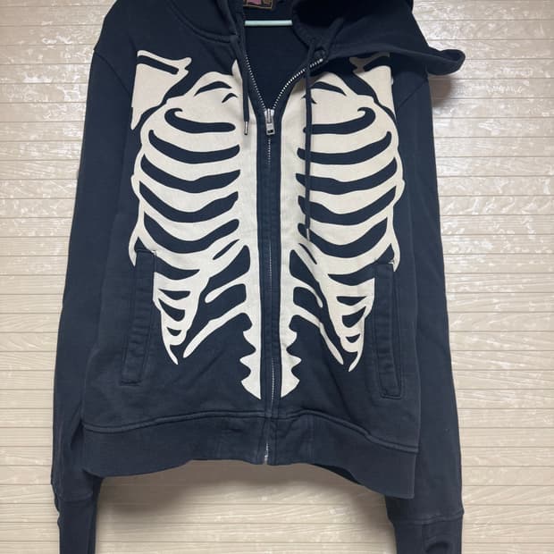 벤슨 본 스켈레톤 후드집업 (넥핸드워머)