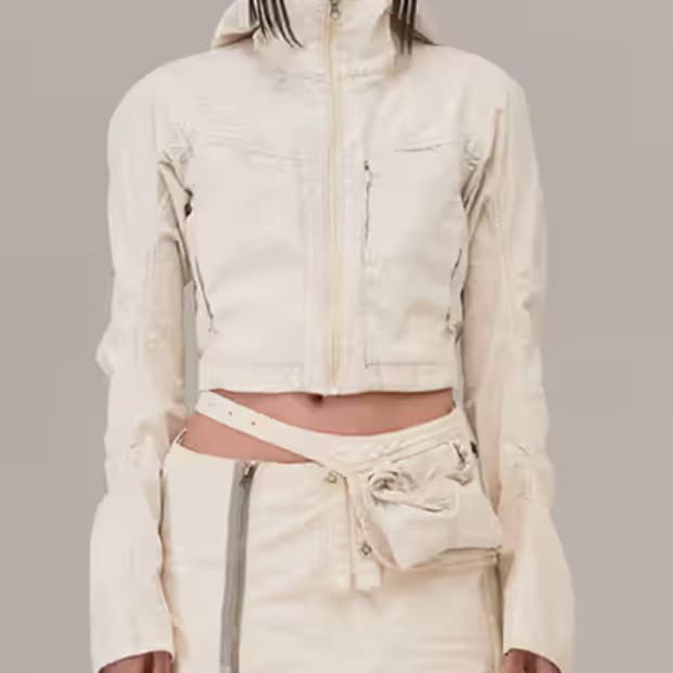 혜인서 워시드 크롭 자켓 1