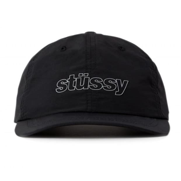 스투시 나일론 리플렉티브 캡 블랙