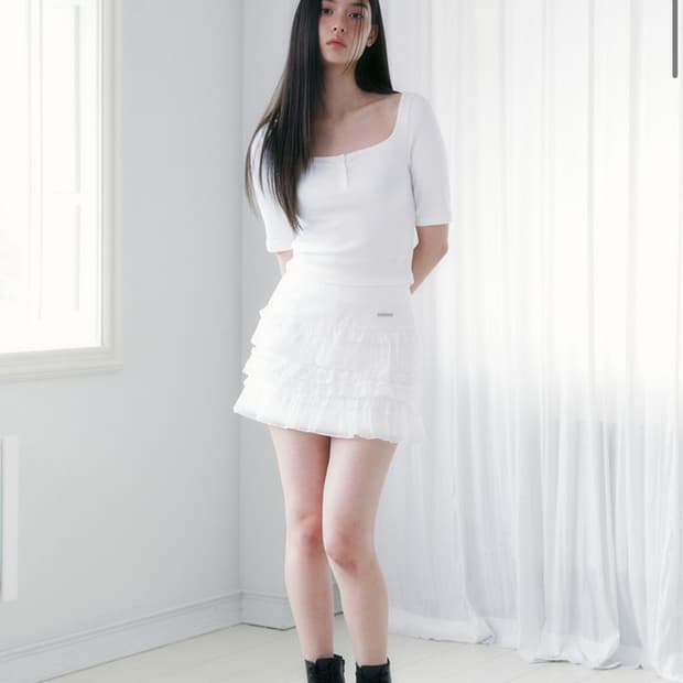 낫유어로즈 Hina Skirt 레이스 스커트