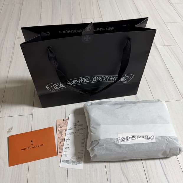 [XL] 크롬하츠 넥스크립트 로고 숏슬리브 블랙 블루 반팔 티셔츠