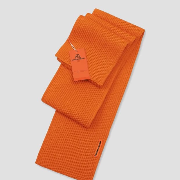 안데르센안데르센 와이드 머플러 오렌지