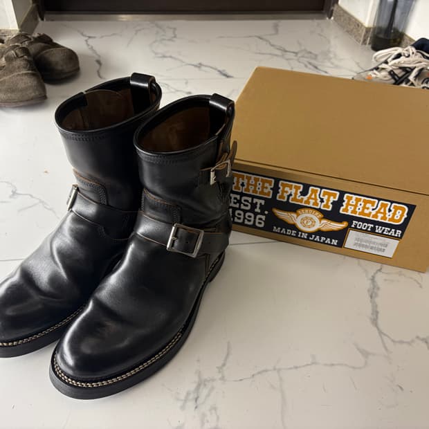 [9E, 275] FLATHEAD 플랫헤드 호스하이드 엔지니어부츠