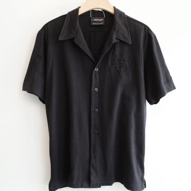 Ed Hardy 에드하디 오픈카라 자수 셔츠