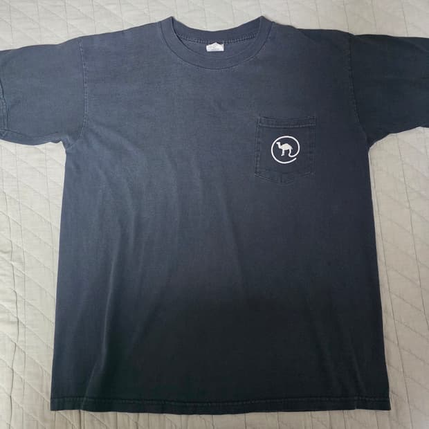 [XL] 90s 카멜 포켓 프로모 티셔츠 ver. 라이트 페이드