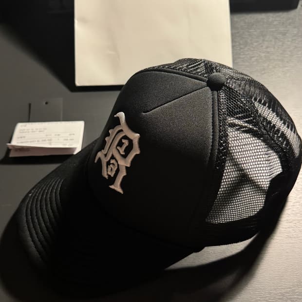 R13 트러커 볼캡 블랙