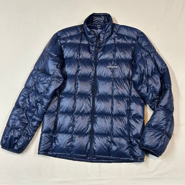 XL) 몽벨 수페리어 구스다운 경량 패딩 자켓 네이비