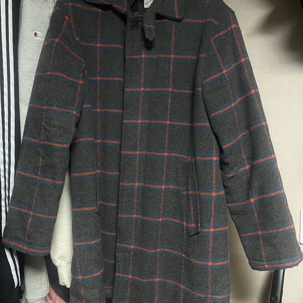 빈티지 체크 코트 판매