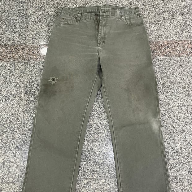 디키즈 1939 카펜터 팬츠 모스그린