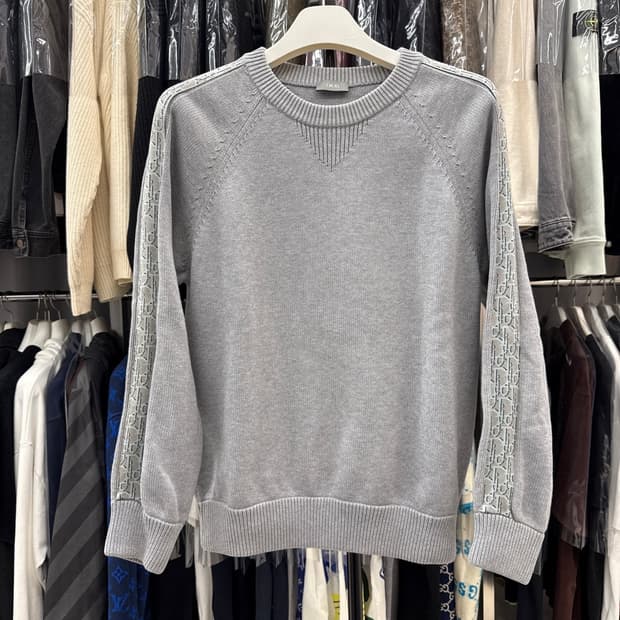 [리오브전포점] 디올 오블리크 인서트 사이드라인 니트