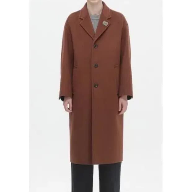 커스텀멜로우 코트 overlap pocket maxi coat