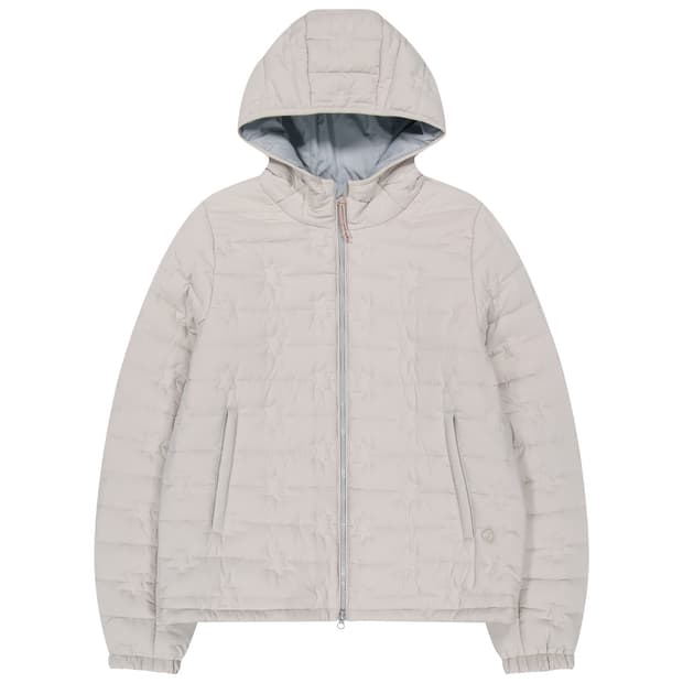FLUFFY LIGHT PADDED JACKET IVORY