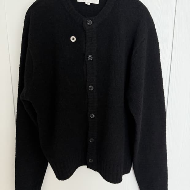 토니웩 알파카 모헤어 가디건 L 블랙