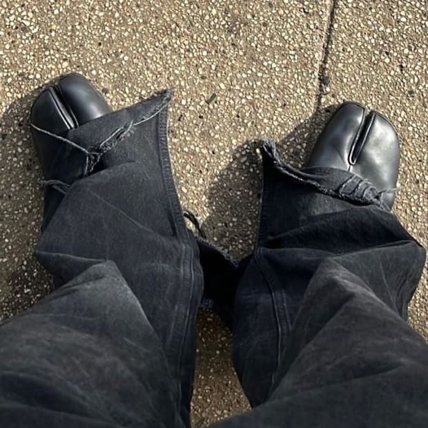 마르지엘라 슬립온 타비 슈즈 블랙(42)