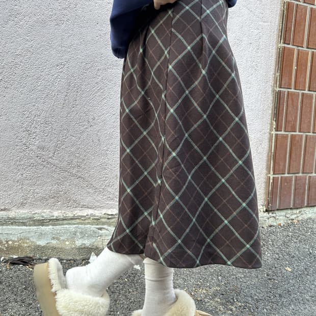 일본빈티지 olive des olive 미디 스커트