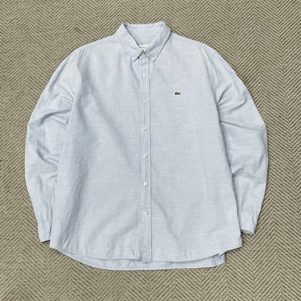 라코스테 린넨 코튼 셔츠 v0034