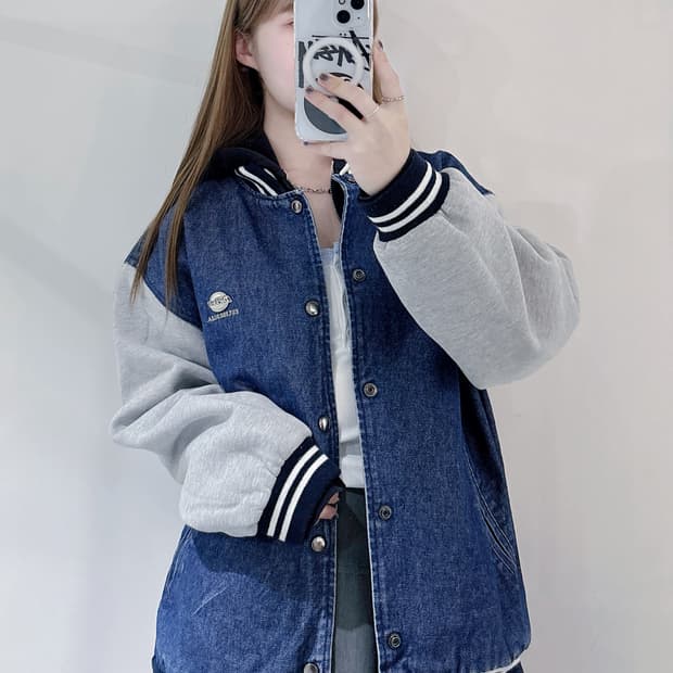 디키즈 오버핏 데님 워크자켓